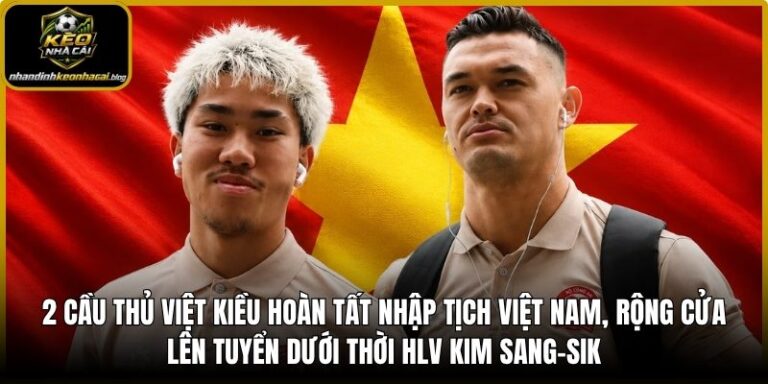 2 cầu thủ Việt kiều hoàn tất nhập tịch